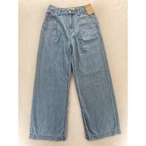 Madewell The Harlow Wide Leg Jean Women's 27 Medium Blue Denim High Rise BOHO